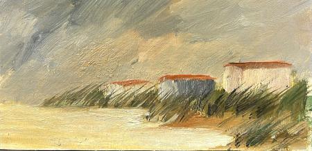 Art work by  Anonimo Marina - oil table 